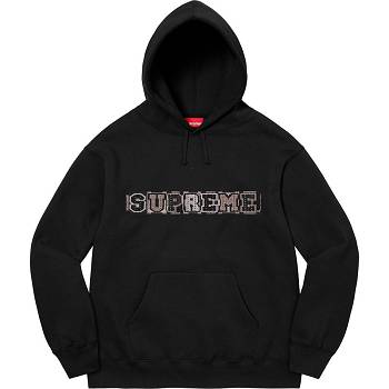 Supreme Beaded Hooded Sweatshirts Black | MY275EX