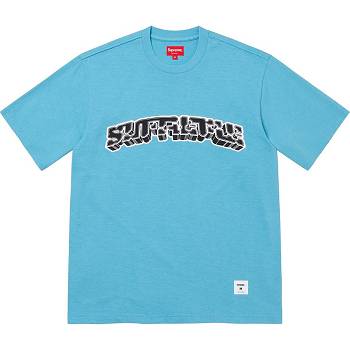 Supreme Block Arc S/S Top Sweaters Blue | MY331UT
