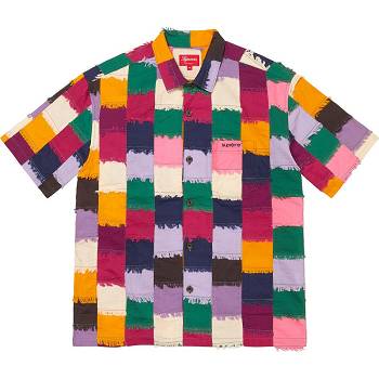 Supreme Patchwork S/S Shirts Multicolor | MY375NB